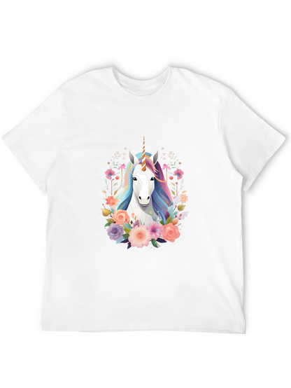 Unicorn Floral T-Shirt