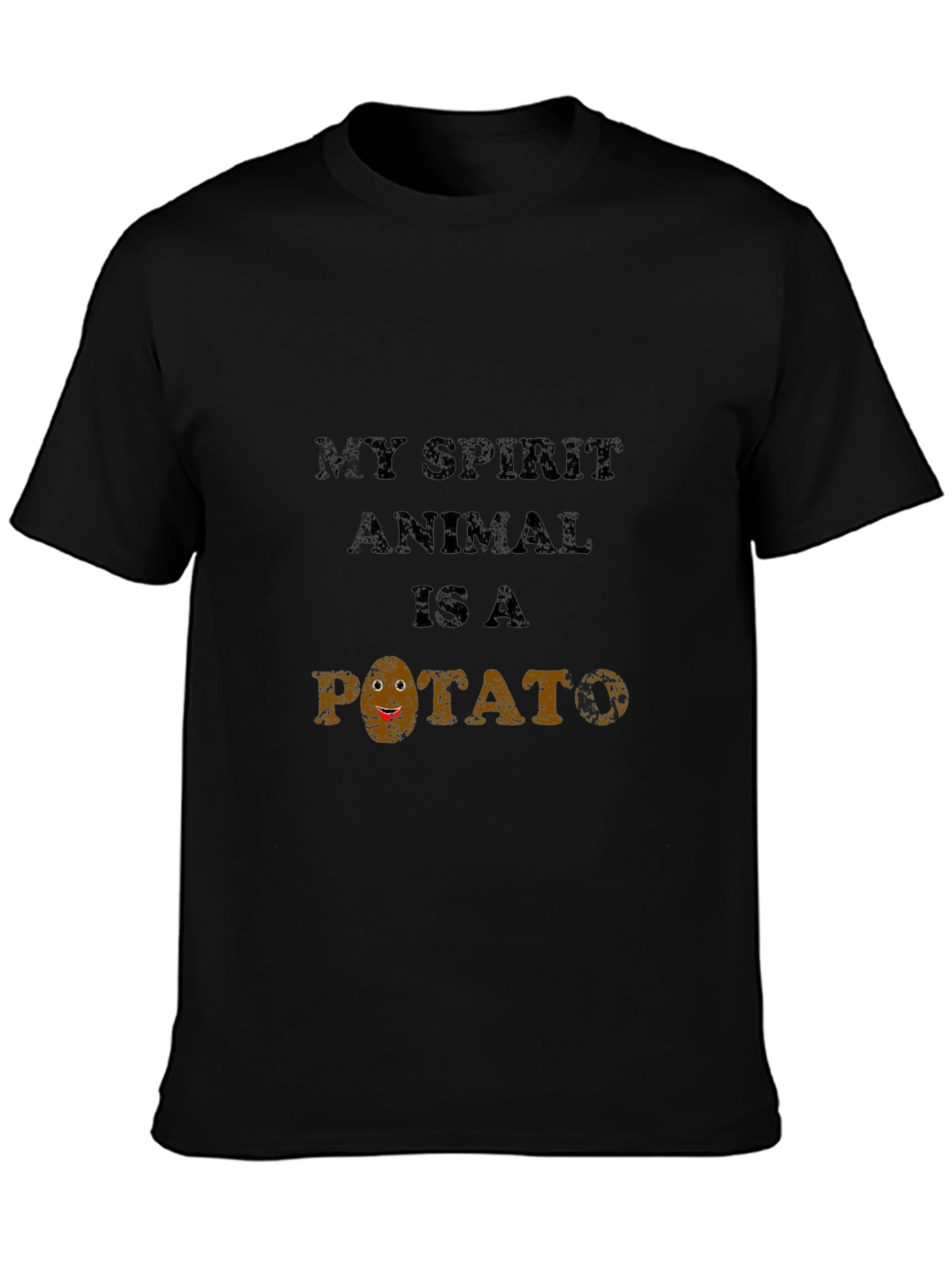 My Spirit Animal is a Potato Funny Graphic Tee
