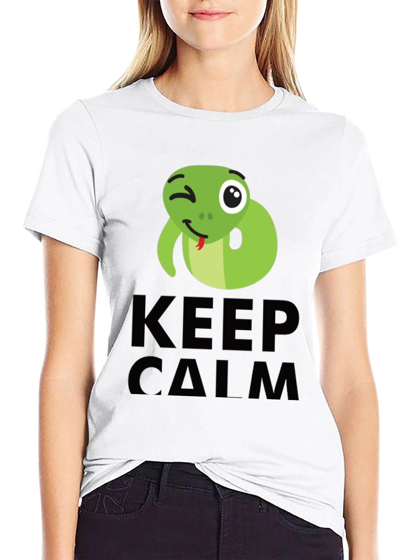 Keep Calm Snake Wink T-Shirt