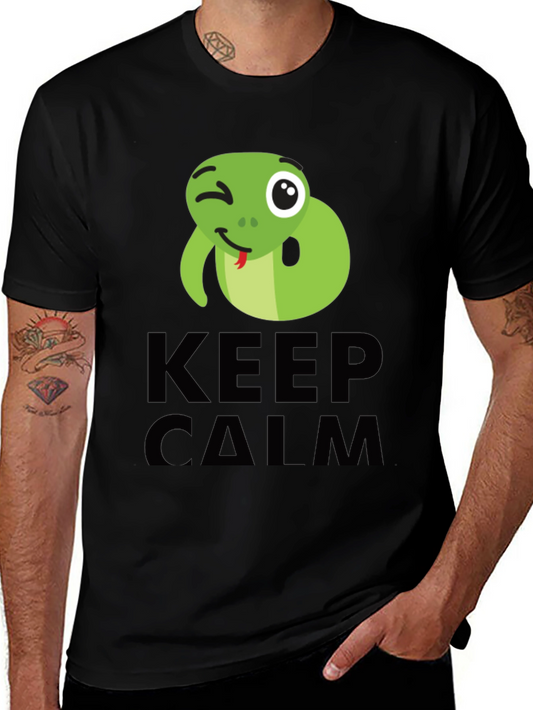 Keep Calm Snake Wink T-Shirt