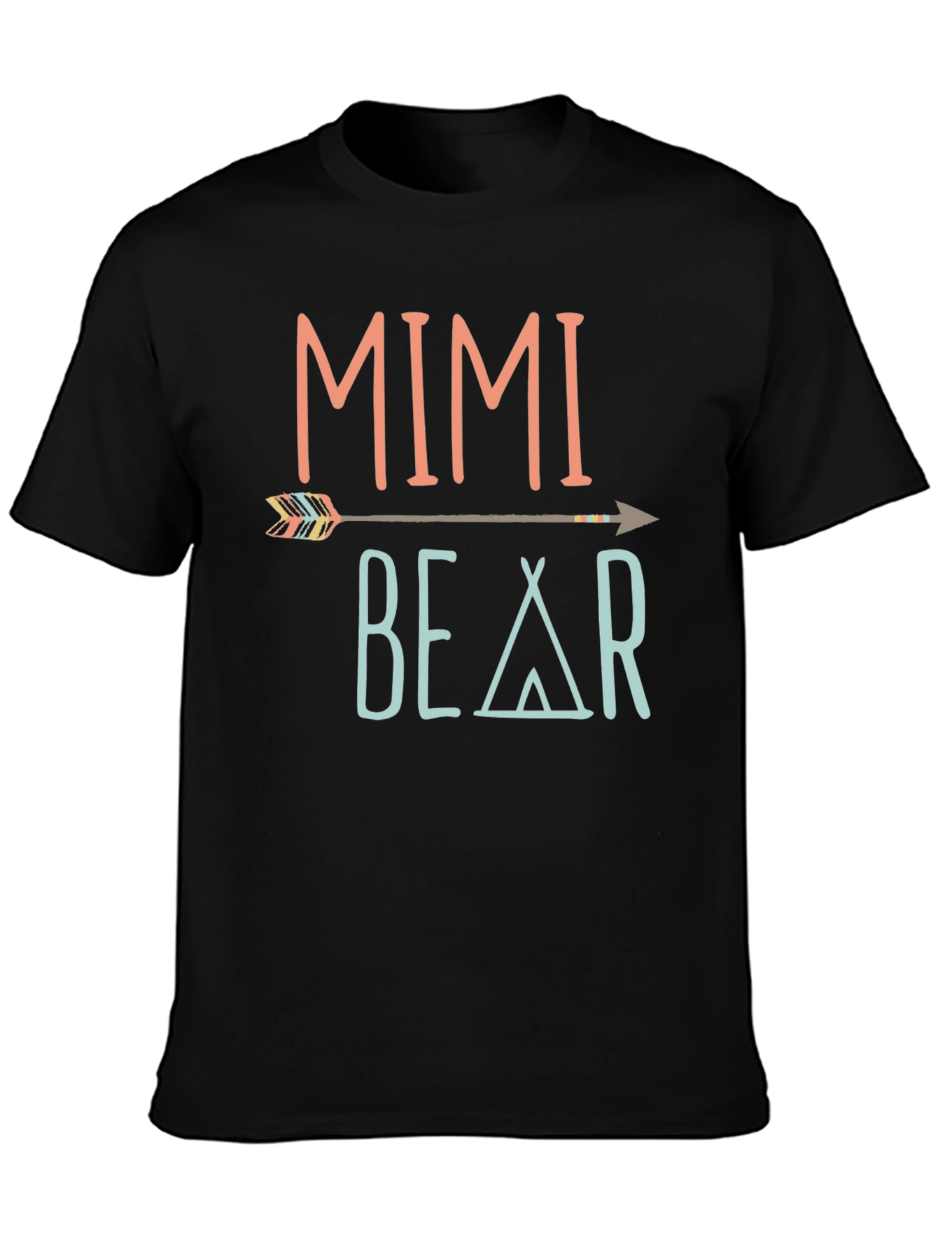 Mimi Bear Arrow T-Shirt Soft Cotton Tee