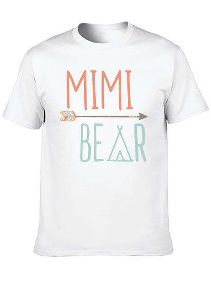 Mimi Bear Arrow T-Shirt Soft Cotton Tee