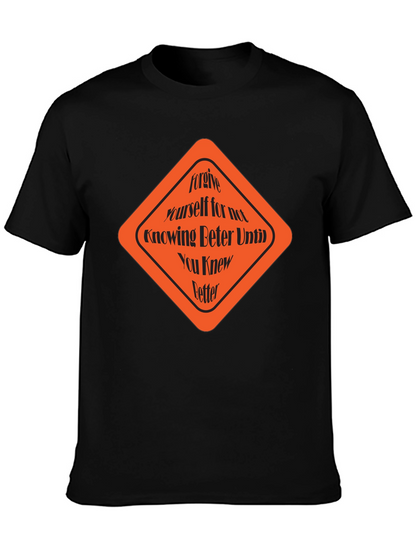 Forgive Yourself Graphic Tee - Black Cotton T-Shirt