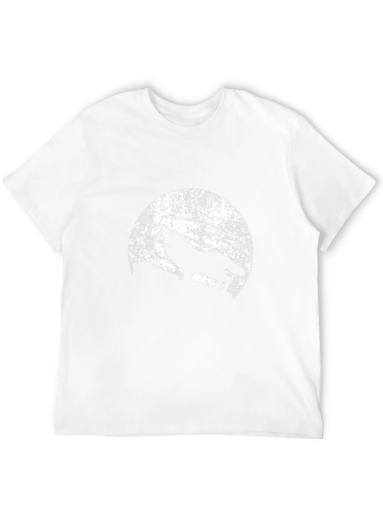 Wolf Howling at Moon Graphic Tee - Black T-Shirt