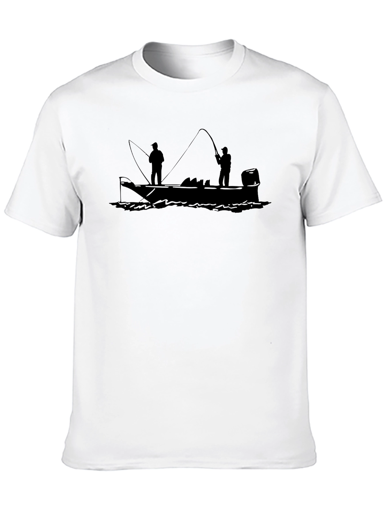 Fishing Boat Graphic T-Shirt - Angler Style