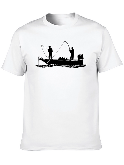 Fishing Boat Graphic T-Shirt - Angler Style