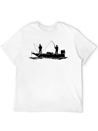 Fishing Boat Graphic T-Shirt - Angler Style