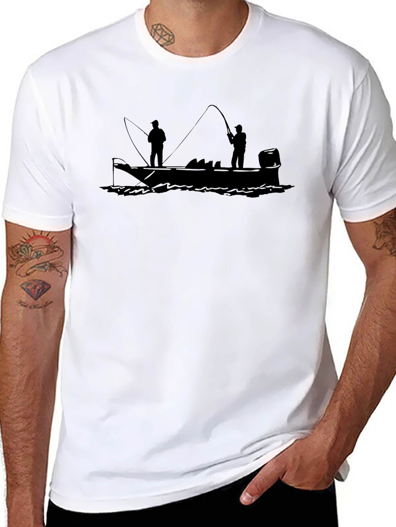 Fishing Boat Graphic T-Shirt - Angler Style