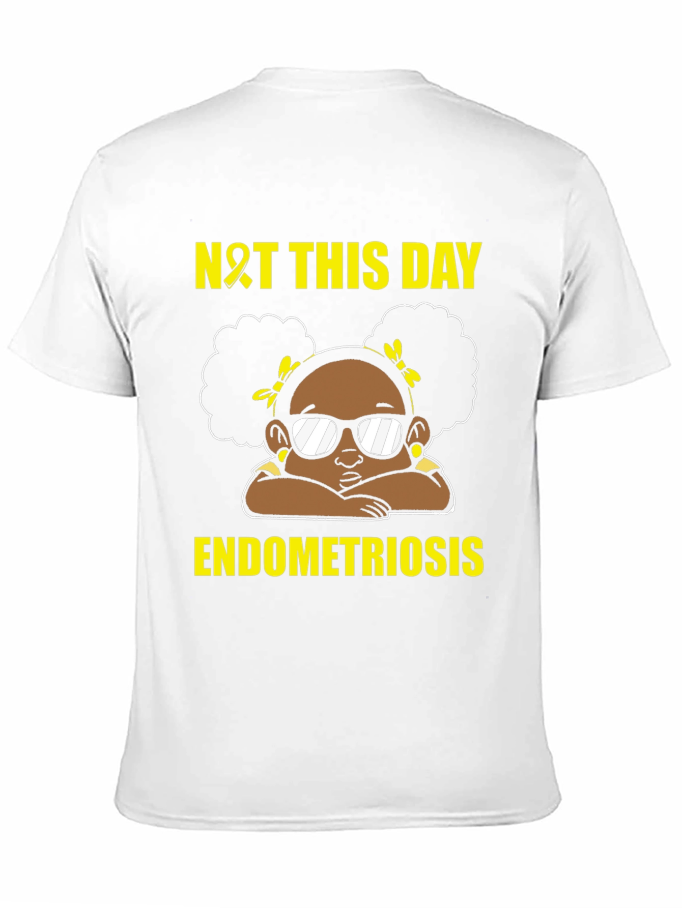Endometriosis Awareness Black T-Shirt