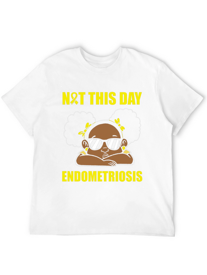Endometriosis Awareness Black T-Shirt