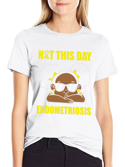 Endometriosis Awareness Black T-Shirt