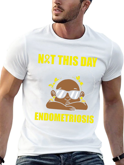 Endometriosis Awareness Black T-Shirt