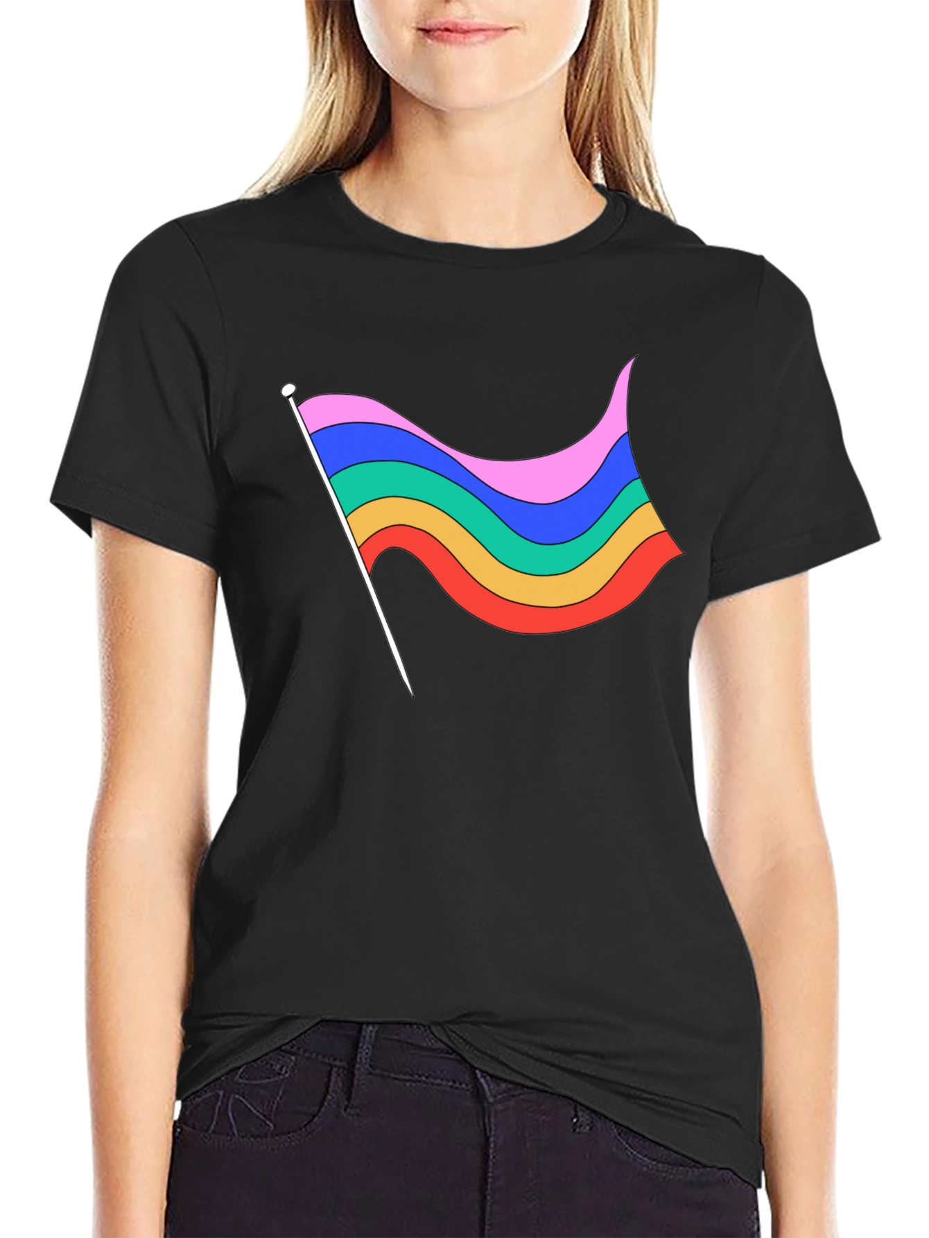 Retro Rainbow Flag T-Shirt - Pride Apparel