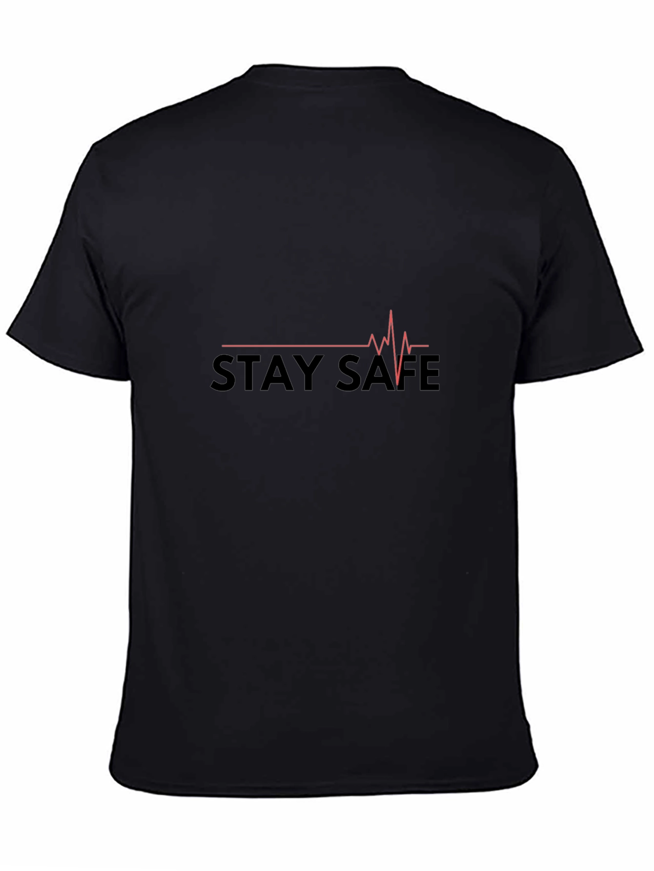 Stay Safe Heartbeat Tee - Stylish Comfort