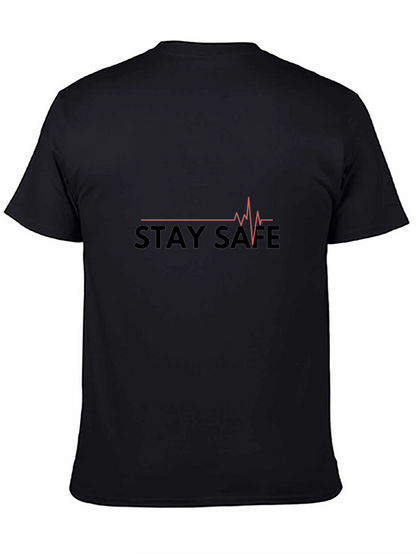Stay Safe Heartbeat Tee - Stylish Comfort