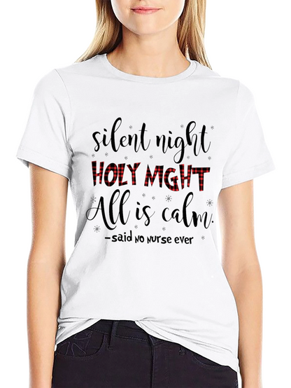 Silent Night Nurse T-Shirt