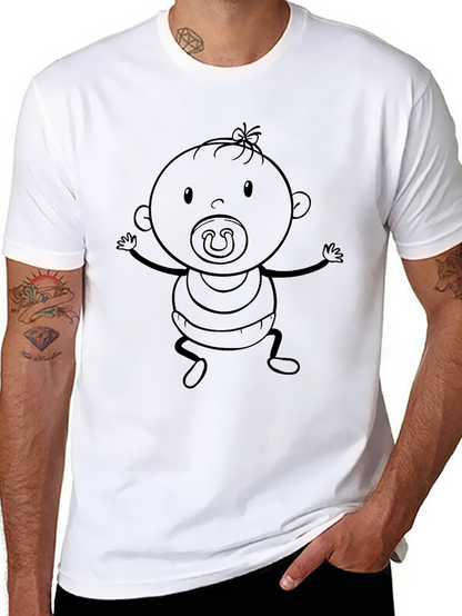Funny Baby Graphic Black T-Shirt