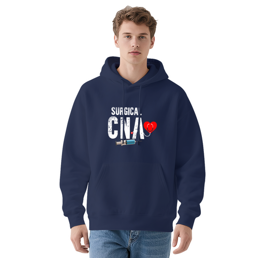 Surgical CNA Heart Stethoscope Syringe Hoodie