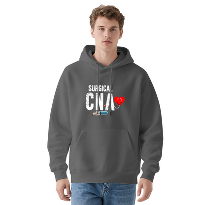 Surgical CNA Heart Stethoscope Syringe Hoodie