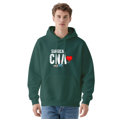 Surgical CNA Heart Stethoscope Syringe Hoodie