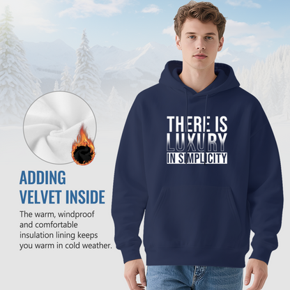 Simplicity Luxury Navy Hoodie