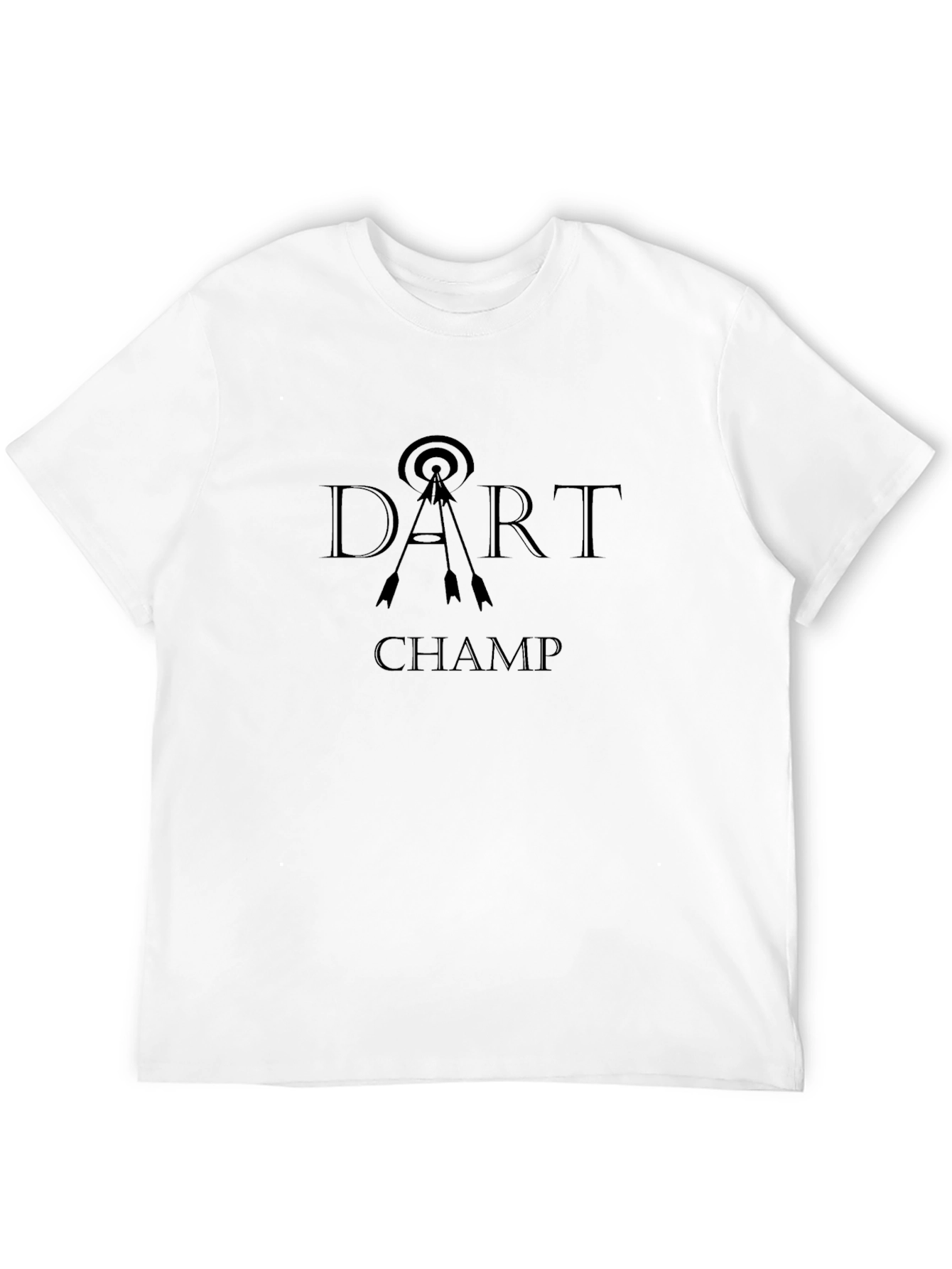 Dart Champ Black Graphic T-Shirt