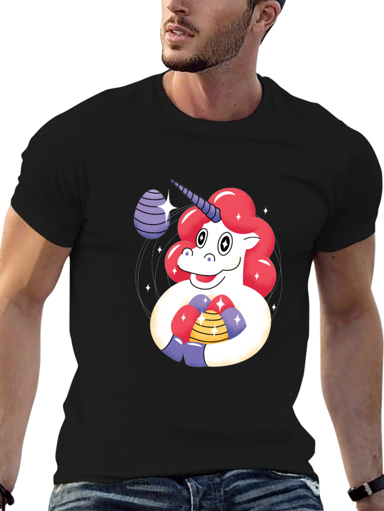 Unicorn Easter Egg Graphic Tee