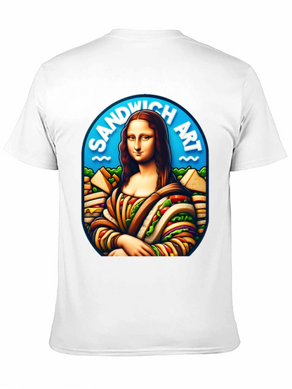 Sandwich Art Mona Lisa Graphic T-Shirt