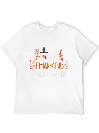 One Thankful Truck Driver Thanksgiving T-Shirt