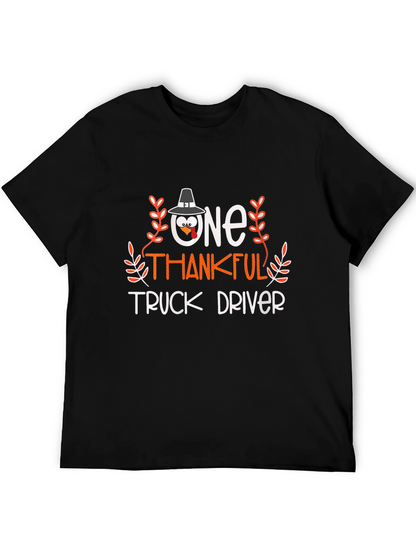 One Thankful Truck Driver Thanksgiving T-Shirt