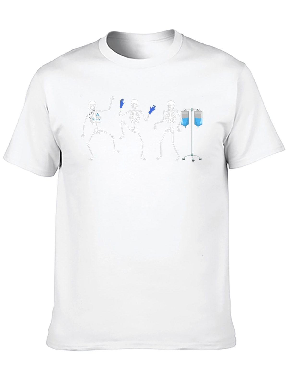 Dancing Skeletons Graphic T-Shirt - Medical Humor