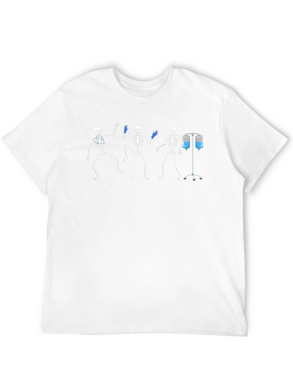 Dancing Skeletons Graphic T-Shirt - Medical Humor