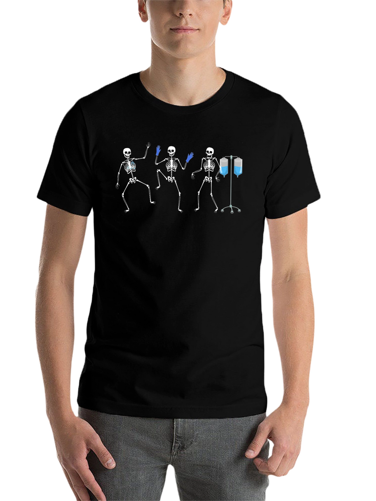Dancing Skeletons Graphic T-Shirt - Medical Humor