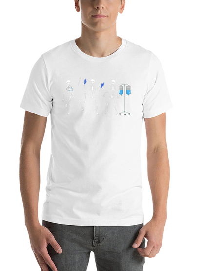 Dancing Skeletons Graphic T-Shirt - Medical Humor