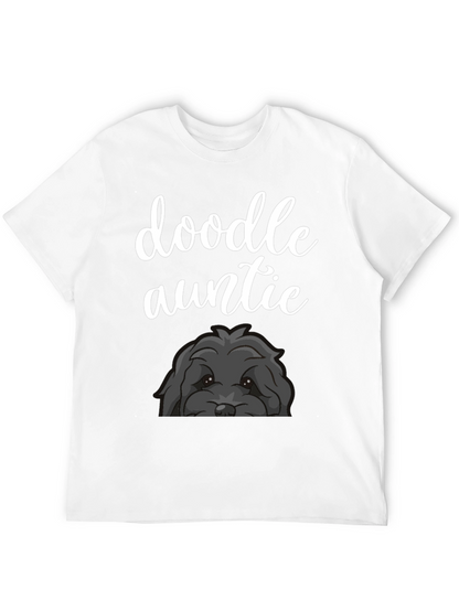 Doodle Auntie Black T-Shirt