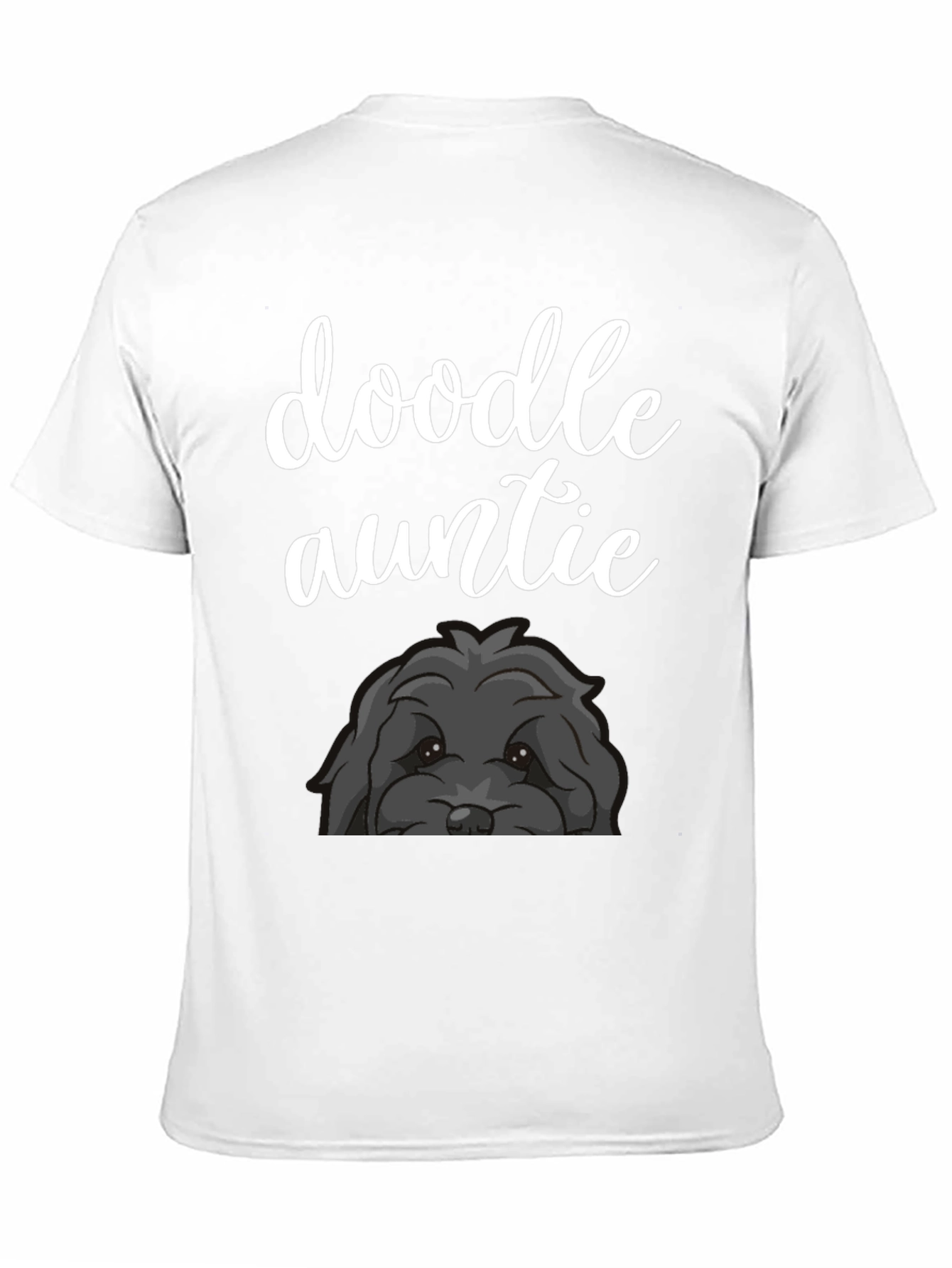 Doodle Auntie Black T-Shirt