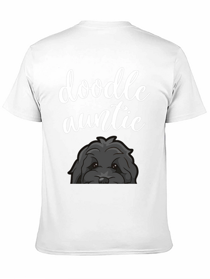 Doodle Auntie Black T-Shirt