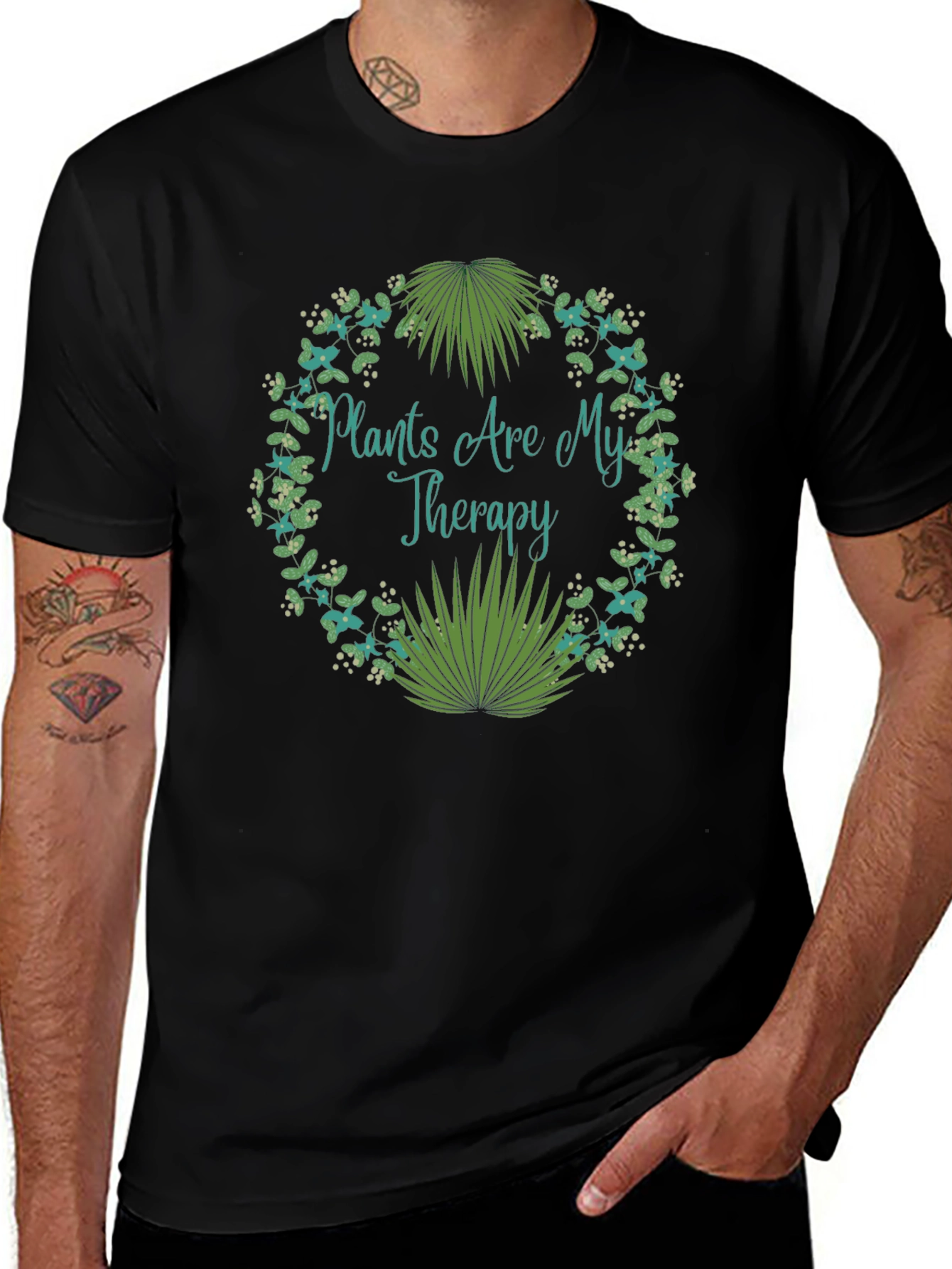 Plants Are My Therapy T-Shirt - Nature Lover Tee