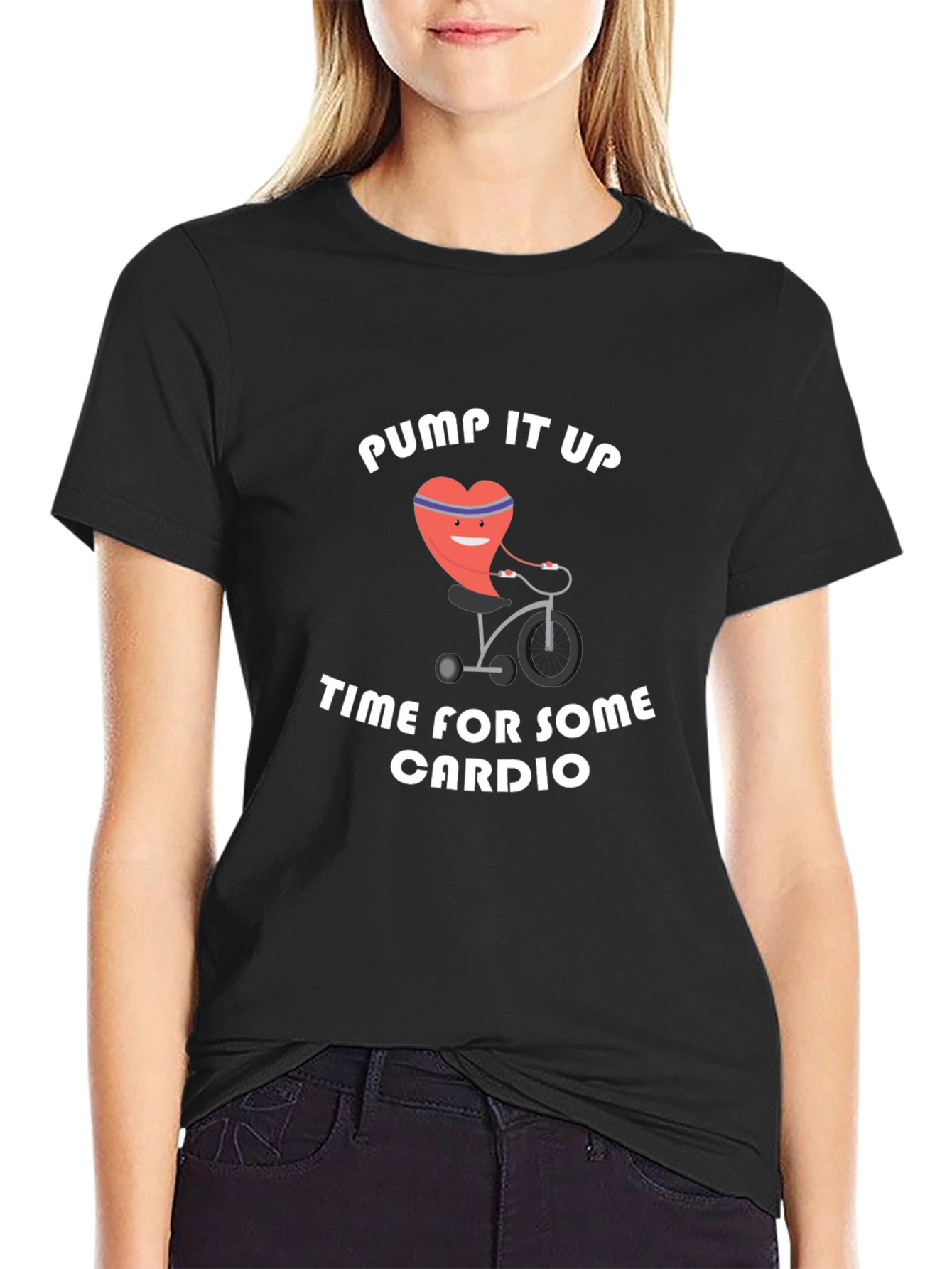 Pump It Up Cardio Workout Graphic T-Shirt
