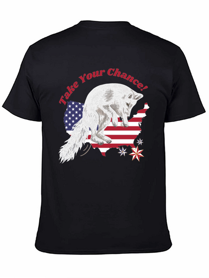 Take Your Chance Patriotic Fox T-Shirt
