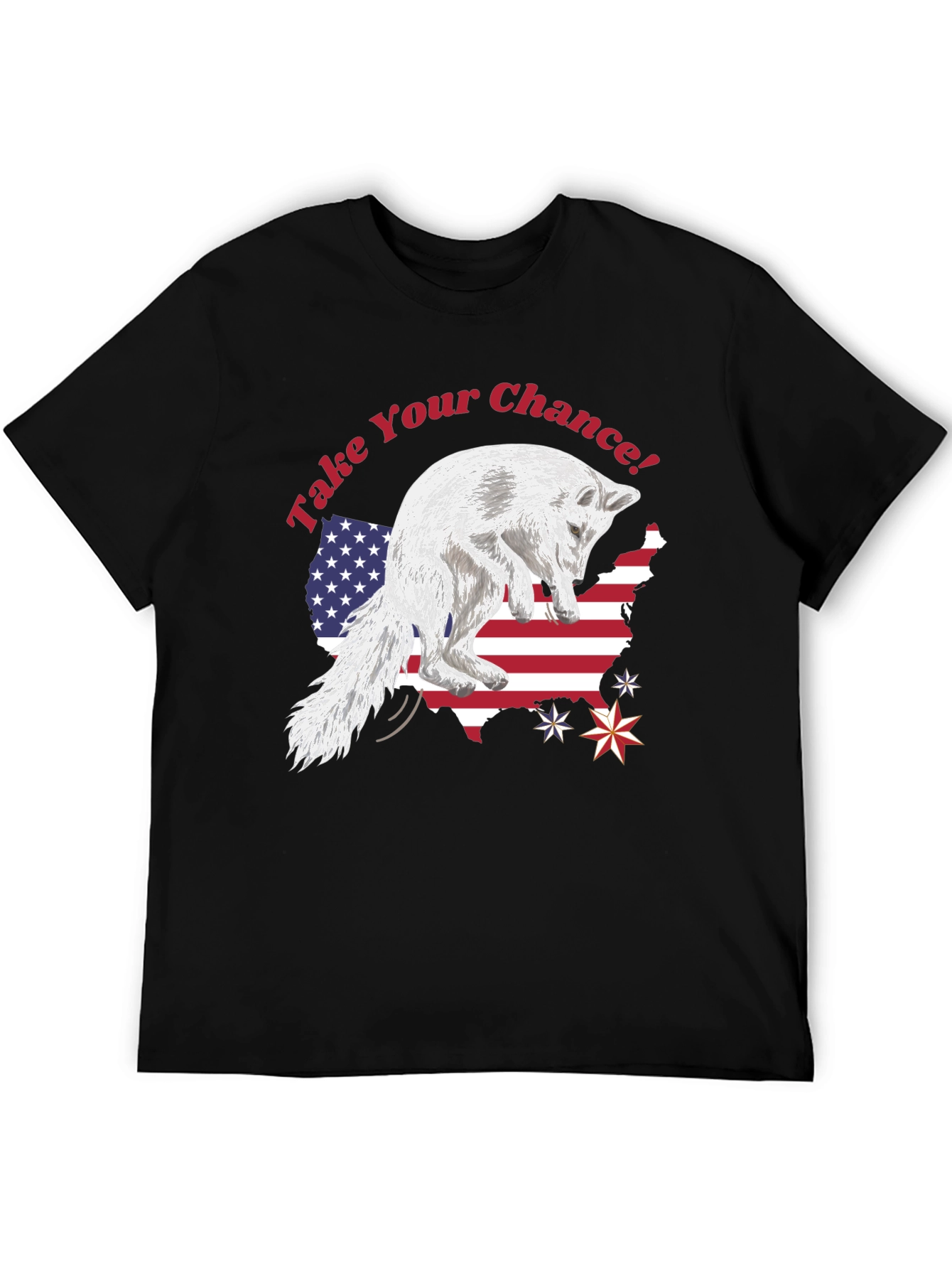 Take Your Chance Patriotic Fox T-Shirt