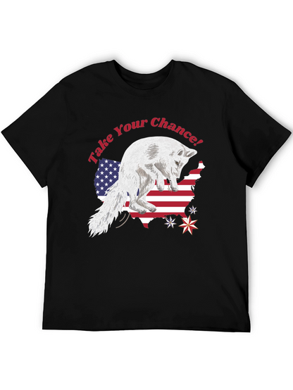 Take Your Chance Patriotic Fox T-Shirt
