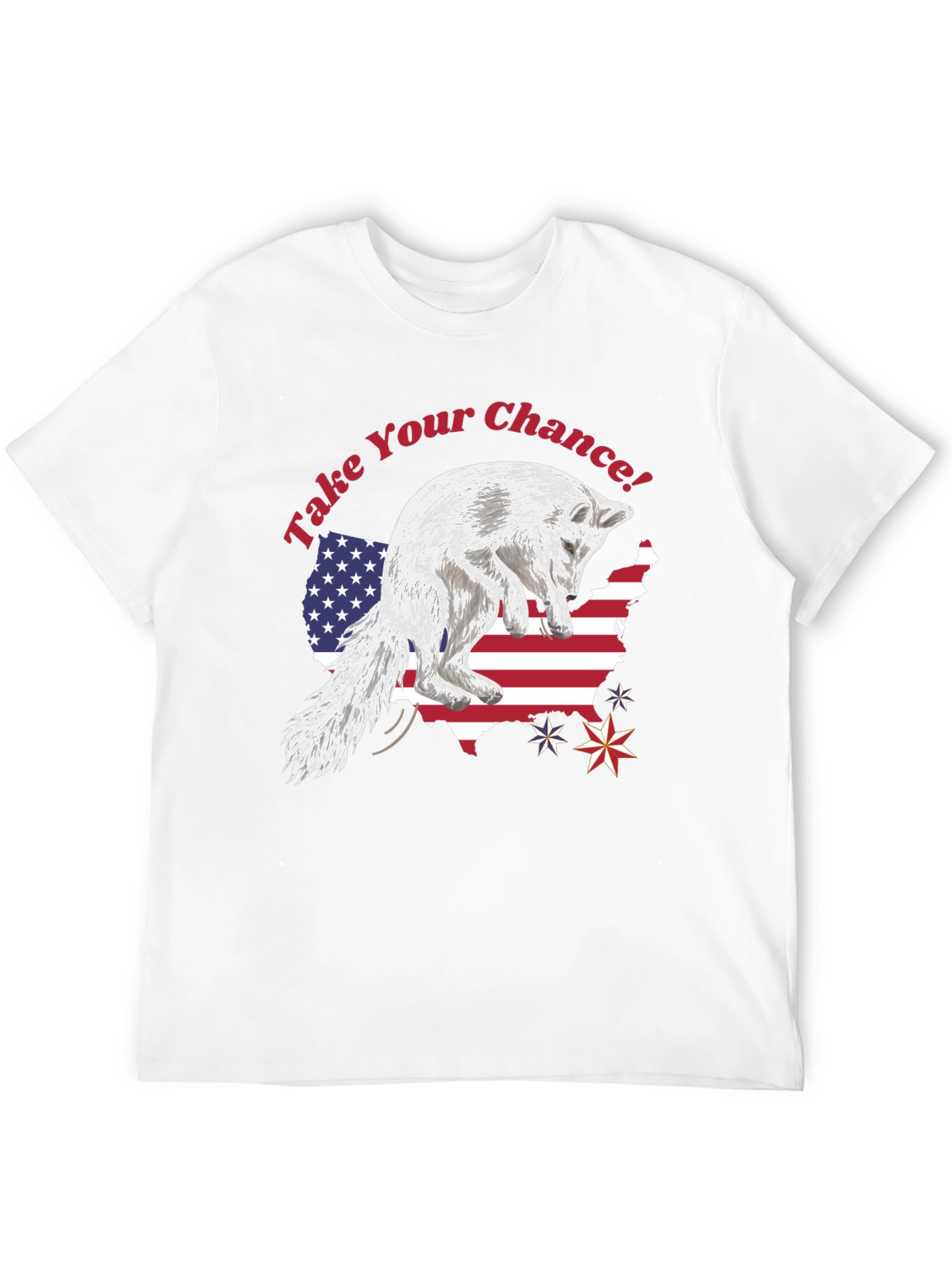 Take Your Chance Patriotic Fox T-Shirt