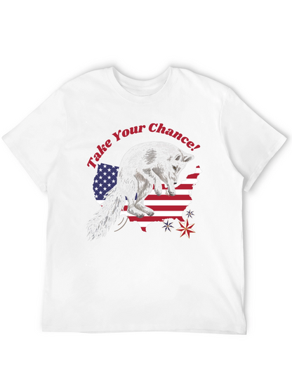 Take Your Chance Patriotic Fox T-Shirt
