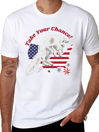 Take Your Chance Patriotic Fox T-Shirt