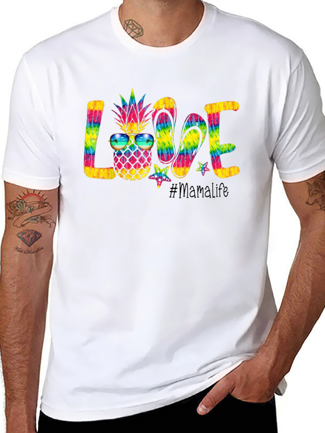 Mama Life Love Tie Dye T-Shirt