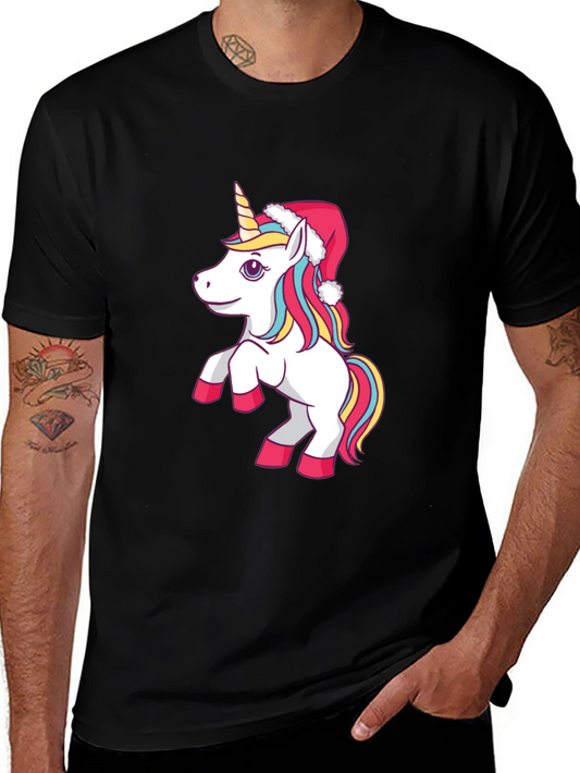 Festive Unicorn Graphic Tee