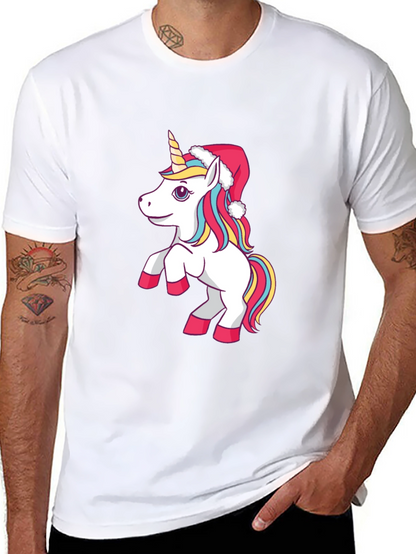 Festive Unicorn Graphic Tee