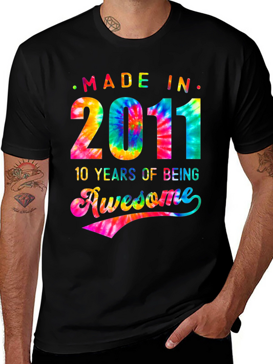 Made in 2011 - 10 Years of Being Awesome T-Shirt