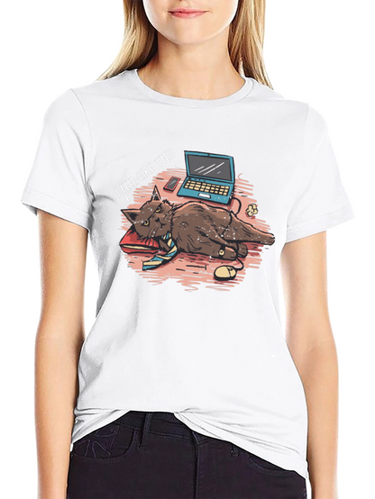 I Feel Like This Cat T-Shirt